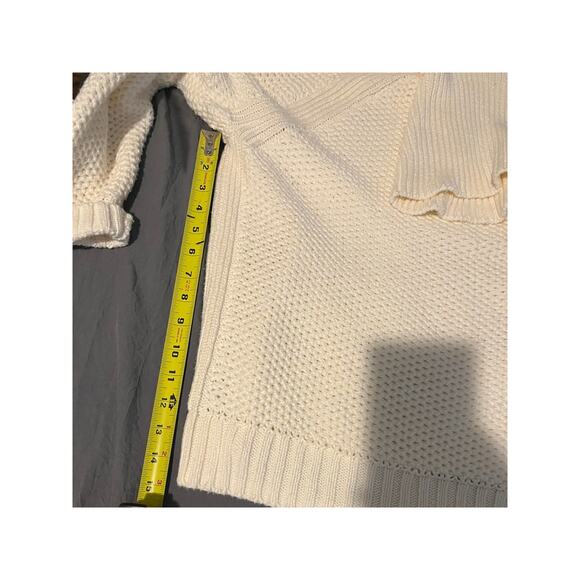 Haven Well Within Cream Turtleneck Sweater Women’s Medium – Chunky Knit Cozy - Picture 4 of 7